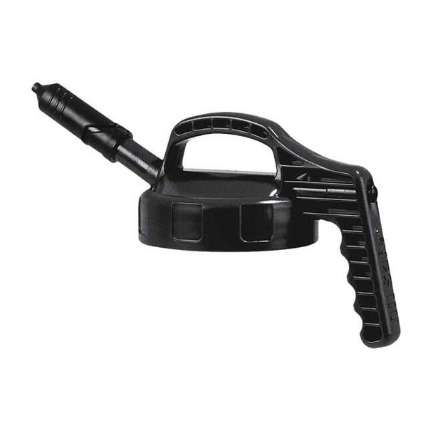 Oil Safe Mini Spout Lid,Black,Plastic,7 1/2 in H 100401