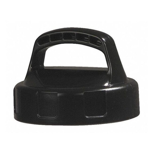 Oil Safe Storage Lid,Black,Plastic,4 in H 100101