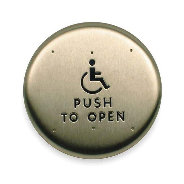 Lcn Push Plate Actuator, Dia. 6 In 8310-852T