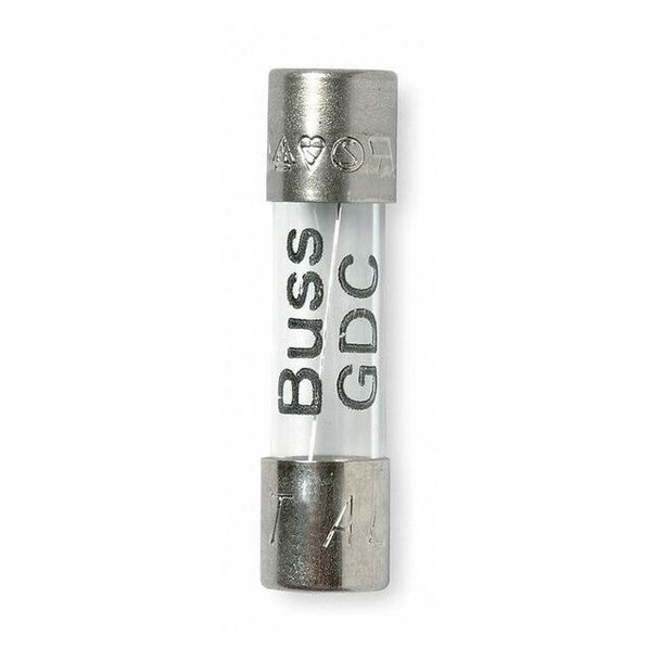 Eaton Bussmann Glass Fuse, 160mA, 35A at 250V AC, 5 PK GDC-160MA