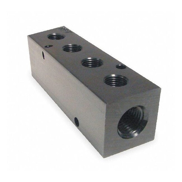 Pneumadyne Pipe Manifold Fitting, Aluminum, 3/4 in M35-375-4