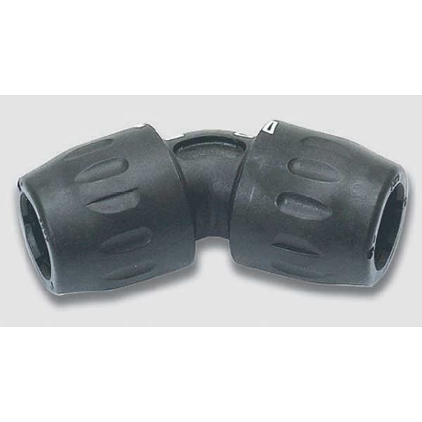 Transair 45 Degree Elbow, Polyamide, Black 6612 25 00