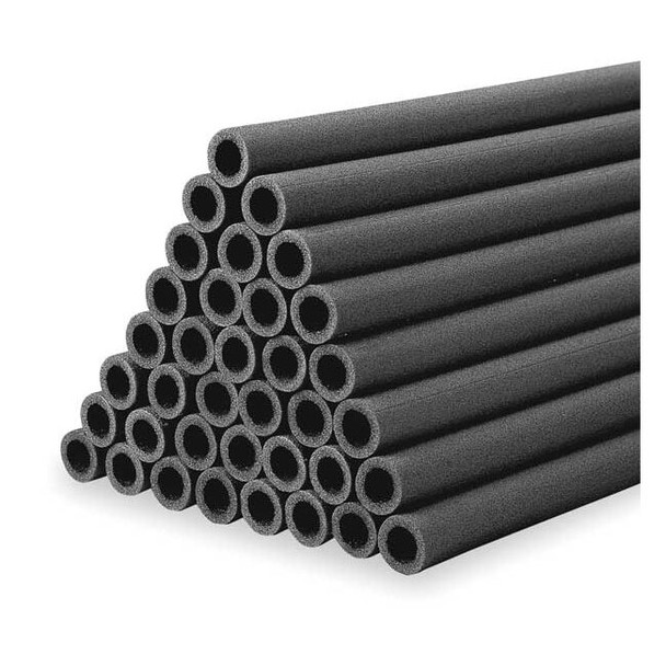 Tubolit Pipe Insulation, 2-1/8" OD, 6 ft. L, Polyethylene, 1/2 in Wall DGT21812S