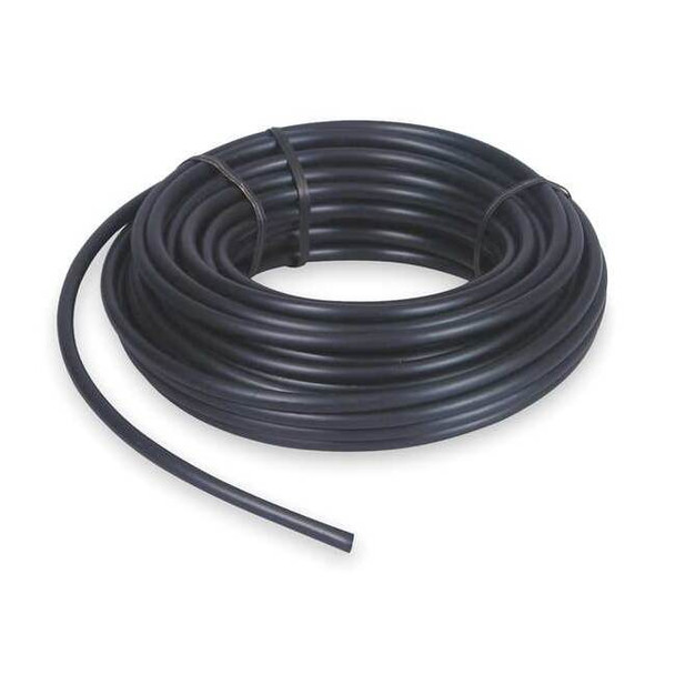 Rain Bird Tubing,For 1/4" Fittings,100 ft,Black T22-100S