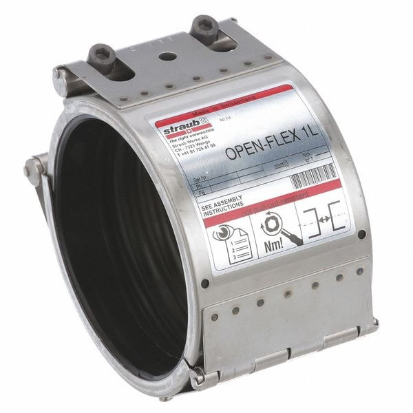 Straub 2" 304 SS Open Flex Coupling STR35151