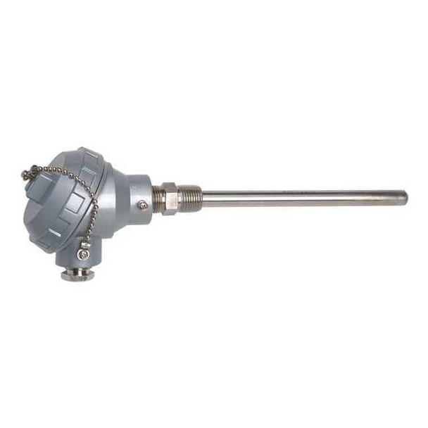 Tempco RTD Probe,100 Ohm,6" L,0.25" Sheath RTD00702