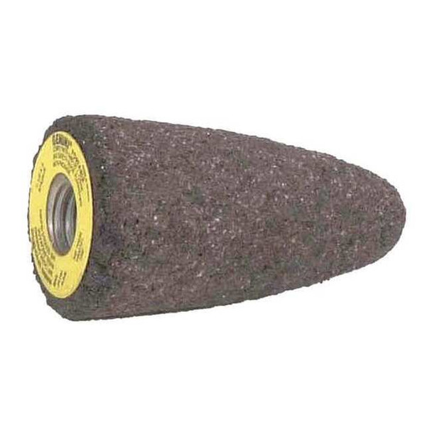 Norton Abrasives Gemini Grinding Cone,1-1/2 Dia,3 L,24GR,AO 61463622190