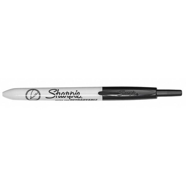 Sharpie Permanent Marker, Black, Ultra Fine Tip, Capped, 2 PK 1735801