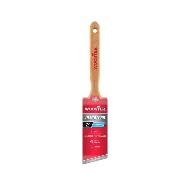 2" Angle Sash Firm, Nylon/Polyester Bristle, Paint Brush, Wood Handle