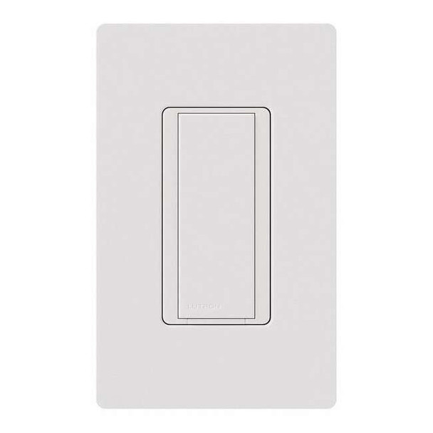 Lutron Companion Switch,Switch Only,120V AC,Wht MA-AS-WH