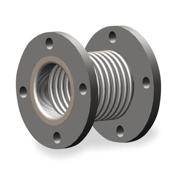 Hose Master 2" Dia x 6" L SS Metal Expansion Joint EJSSPFL0200