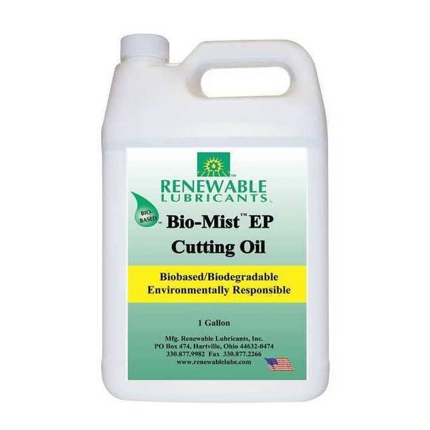 Renewable Lubricants Cutting Oil,1 gal,Bottle 86733