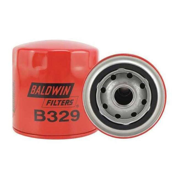 Baldwin Filters Oil Fltr, Spin-On, 3-7/8"x3-11/16"x3-7/8" B329