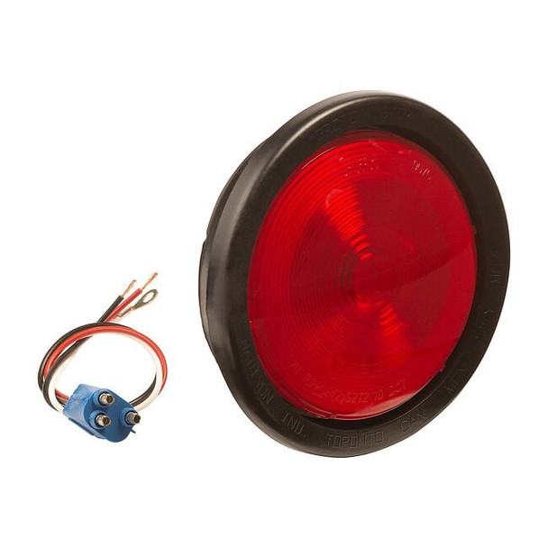 Grote Stop/Turn/Tail Light,Oval,Red,6-1/4" L 52782