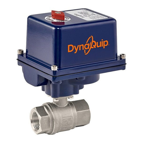 3/4" FNPT Stainless Steel Electronic Ball Valve 2-Way
