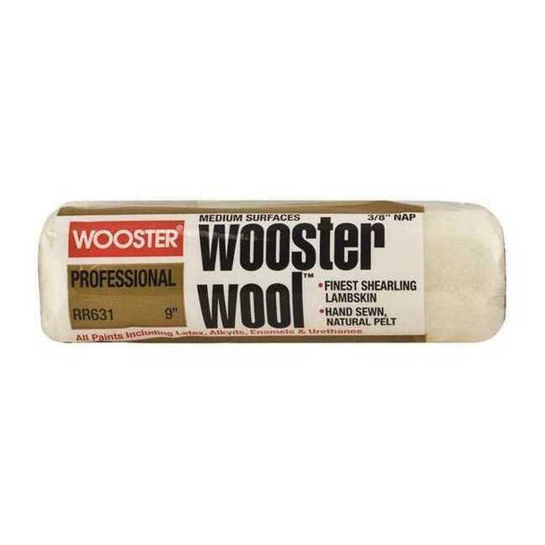 Wooster 9" Paint Roller Cover, 3/8" Nap, Shearling RR631-9