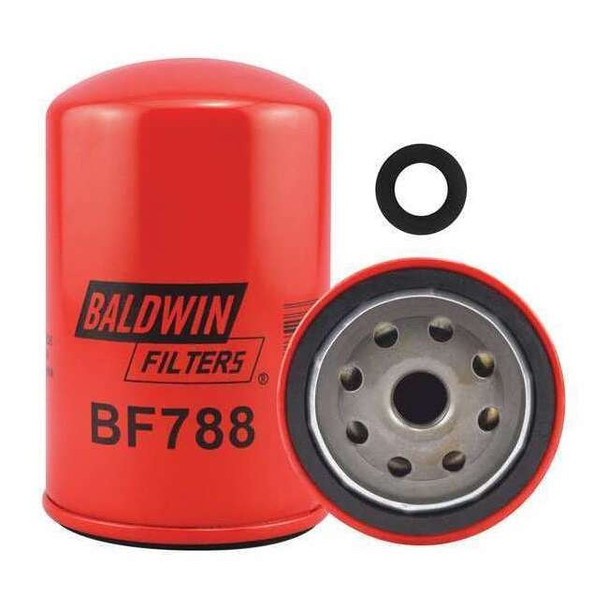 Fuel Filter, Spin-On, 3 1/32 in Outside Dia, M16-1.50 Thread Size, Diesel Fuel