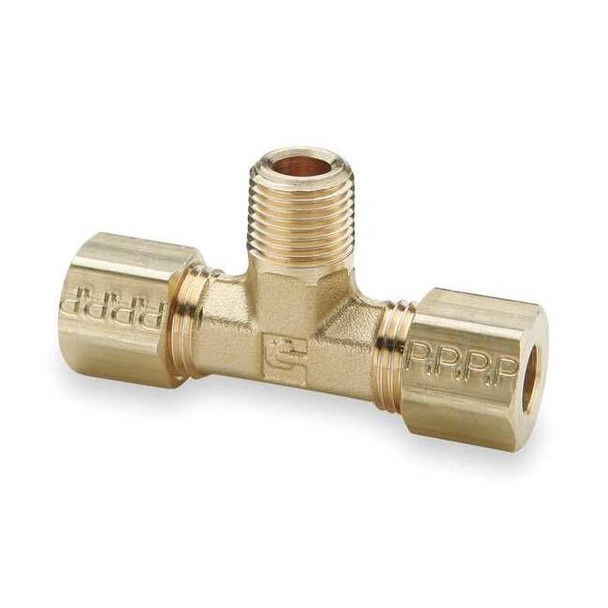Parker 1/4" Compression x MNPT Brass Branch Tee 10PK 172C-4-4