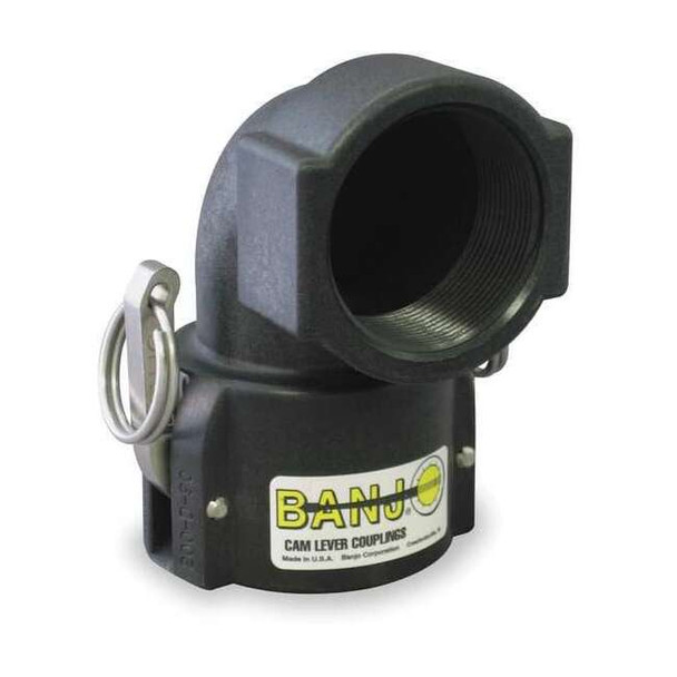 Banjo 2" Female Coupler x FNPT 90 Degree Coupler 200D90