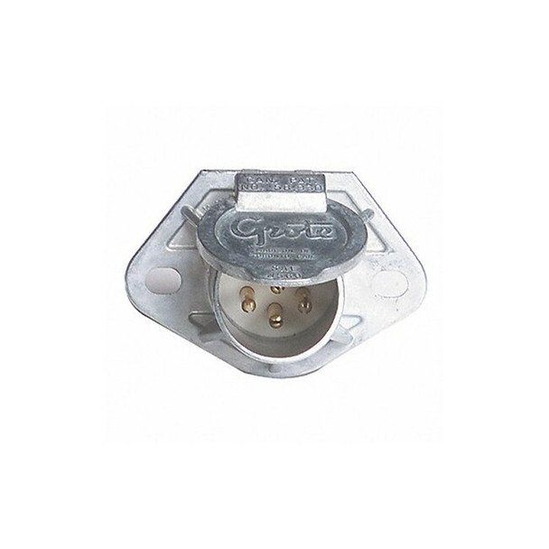 Grote Trailer Receptacle, 3-15/16" Dia., 7-Way 87250