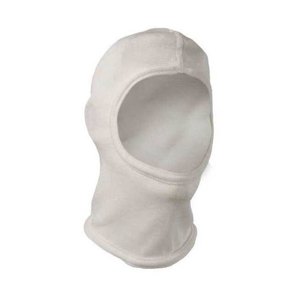 National Safety Apparel Balaclava, Nomex(R), 6 oz, White, Universal H12NK