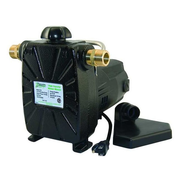 Zoeller Utility Transfer Pump, 1/2 HP,1 Ph, 115V 314-0002