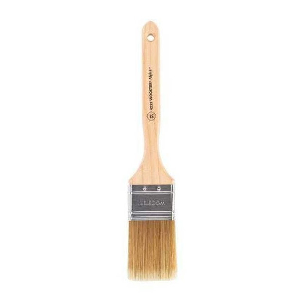 Wooster 2" Flat Sash Firm, Micro Tip Bristle, Paint Brush, Wood Handle 4232-2