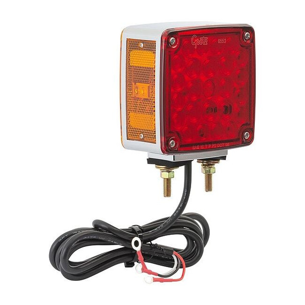 Grote Two Sided Lamp,Side Marker,LH,Red/Yellow G5530