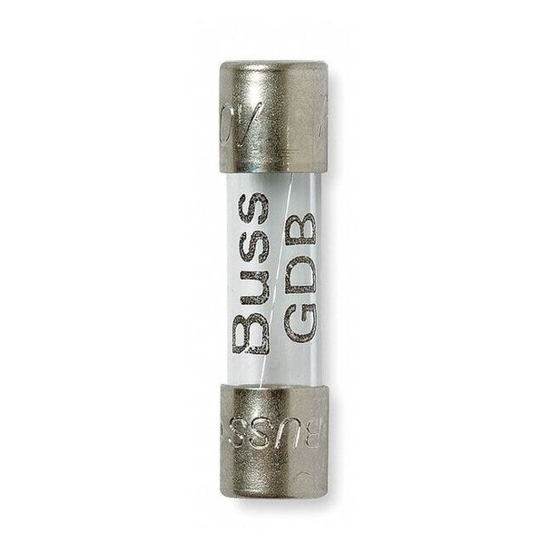Eaton Bussmann Glass Fuse, 3.15A, 35A at 250V AC, 5 PK GDB-3.15A