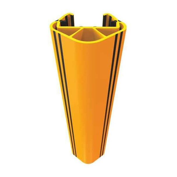 A-Safe Rack Leg Protector,Yellow,3/8in. Thick P-03-01-0026