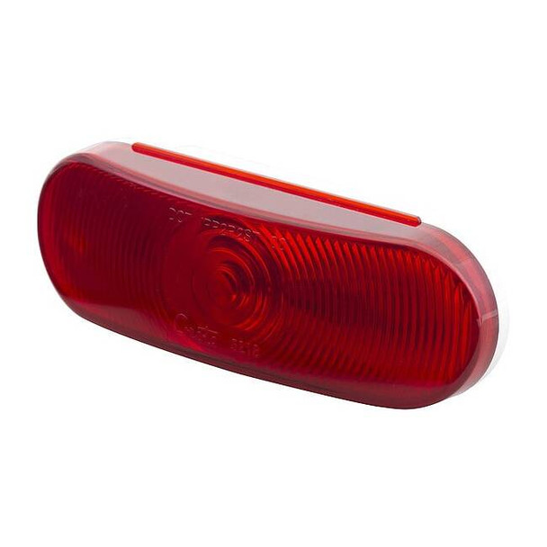 Grote Stop/Turn/Tail Light,Oval,Red,6-1/4" L 52892