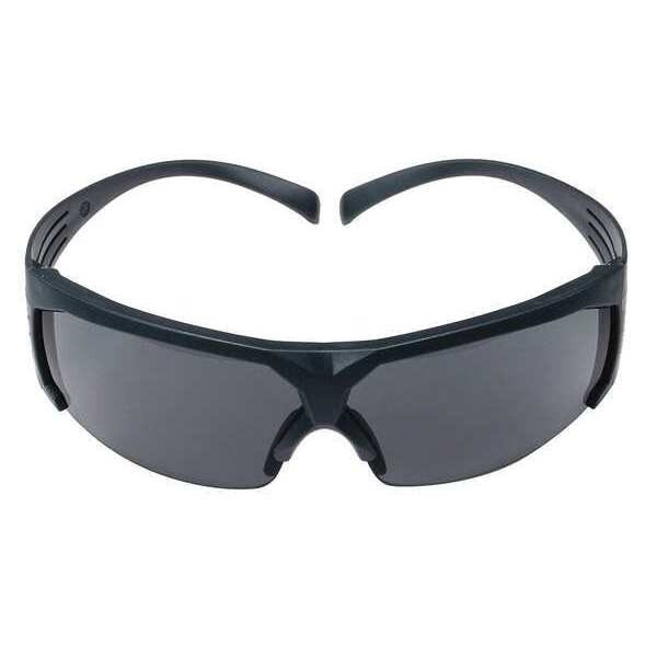 SecureFit 600, Safety Glasses, Anti-Fog, Gray Lens, Gray Frame, Half-Frame