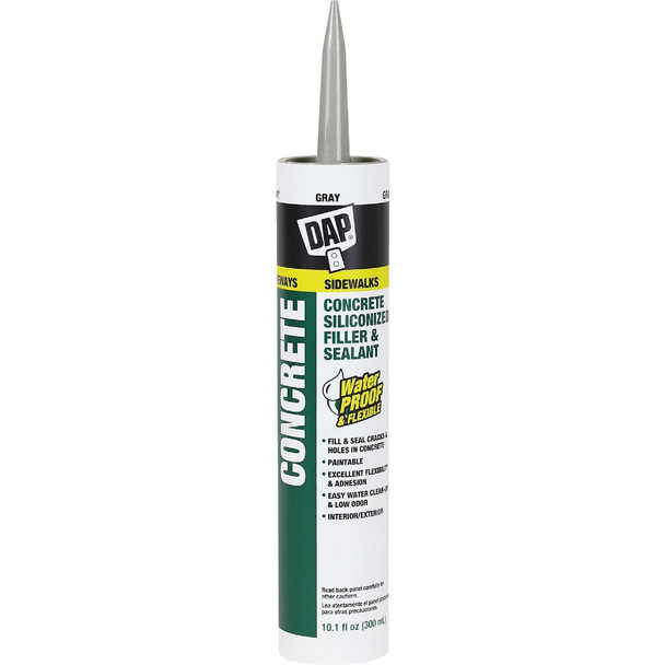 DAP 10.5 Oz. Gray Concrete Waterproof Filler and Sealant 7079818096