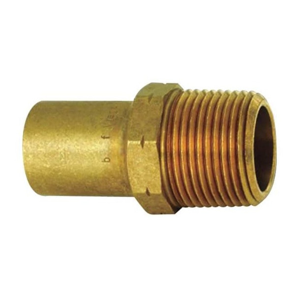 Viega Strt, Bronze, FTG 1 in, MNPT 3/4 in 79400