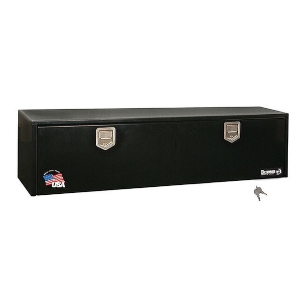Buyers Products Truck Box, Underbody, Steel, 48"W, Black, 9.0 cu. ft. 1702110
