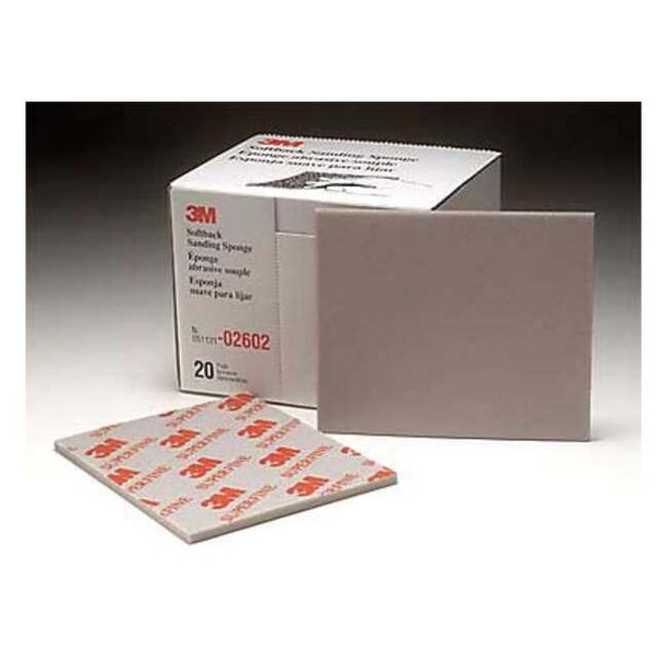 3m Sanding Sponge,4 1/2in W,5 1/2in L,PK120 02602