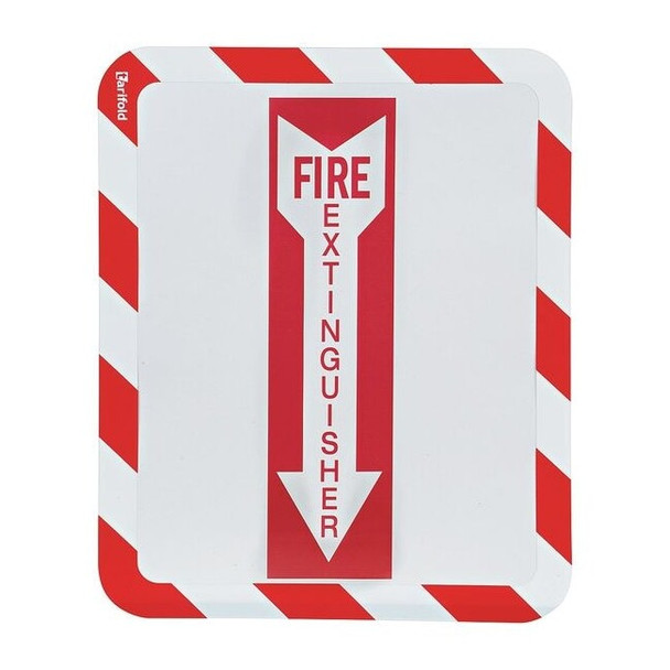 Tarifold Sign Holder,Adhesv,Fire Extinguisher,PK2 P194993FE
