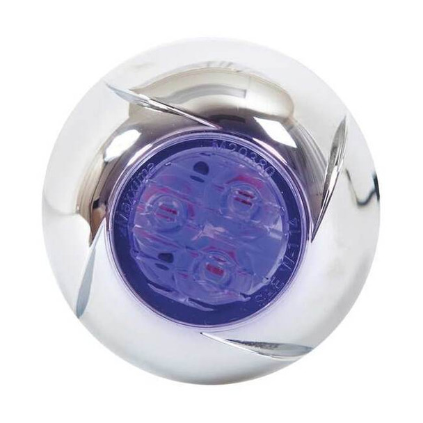 Maxxima Auxiliary Warning Light,LED,500mA,Blue M20380BCL-SP