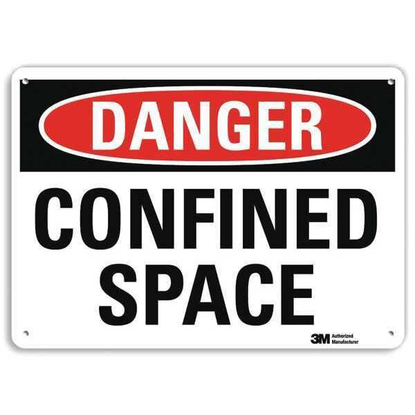 Lyle Danger Sign,4 Hole Mount,14inWx10inH, U3-1188-RA_14X10 U3-1188-RA_14X10