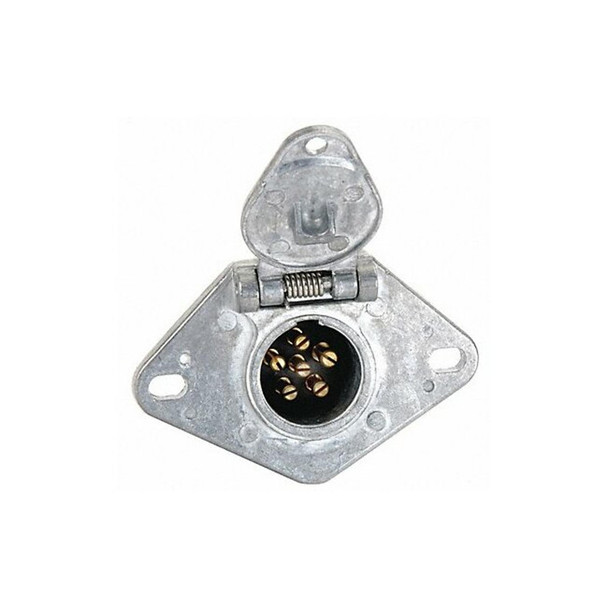 Velvac Trailer Connector Socket,12-24V 055052