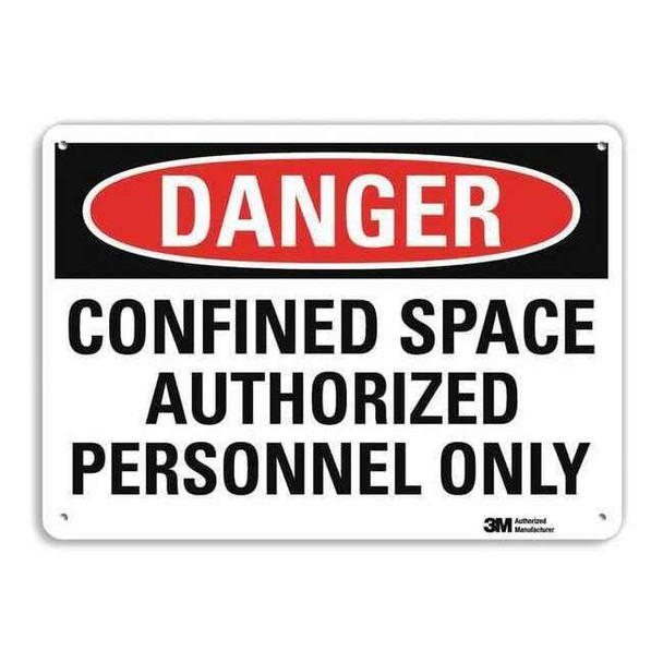Lyle Danger Sign,14x10 In.,English, U1-1020-RA_14X10 U1-1020-RA_14X10