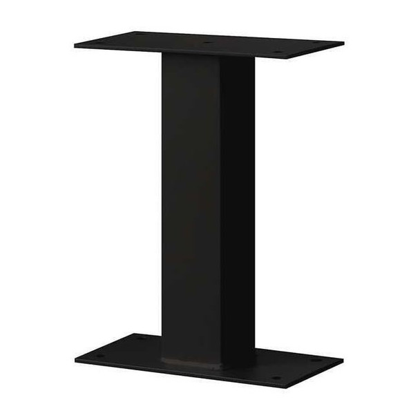 Standard Pedestal, Black, Powder Coated, Bolt, Mail Package Drop