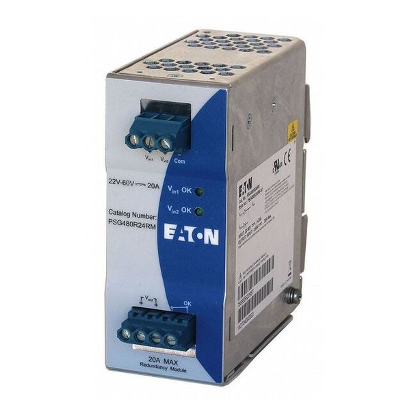 Redundant DC Power Supply, 24/48V DC, 24V DC, 960 W, 20 A, DIN Rail