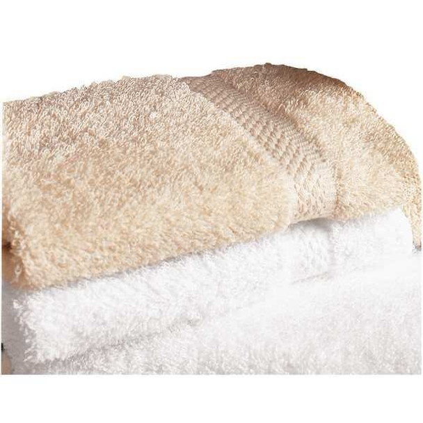 Martex Wash Towel,Cotton,Ecru,1-3/4 lb.,PK12 7132409