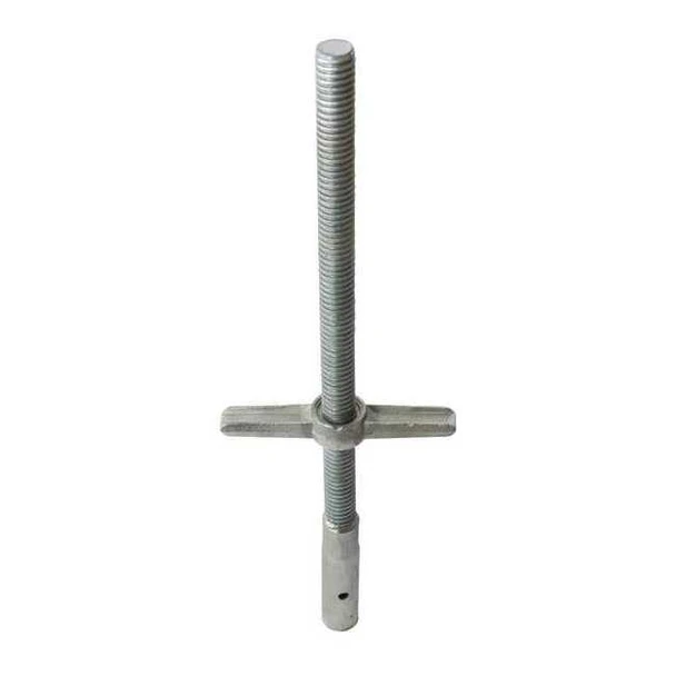 Metaltech Scaffold Leveling Jack,Steel,Zinc Plated M-MBSJS24
