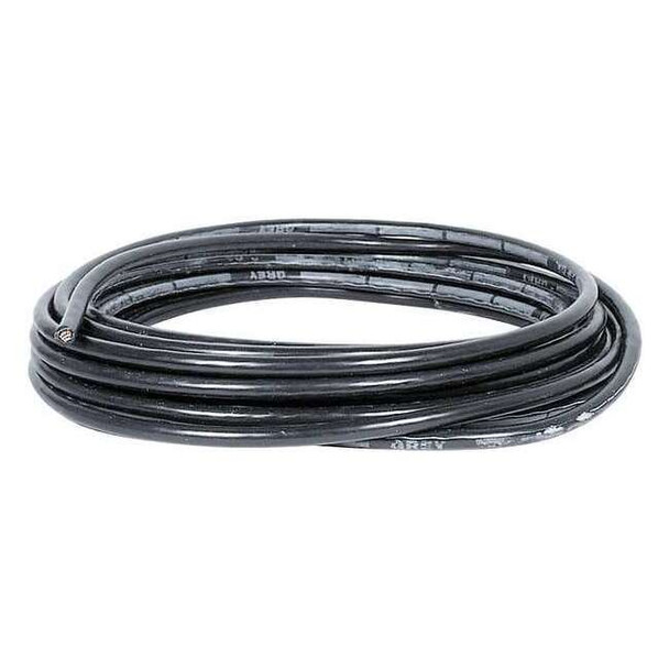 Quickcable Battery Cable,4 ga.,Solid,600V,PVC,Blk 200103-396-025