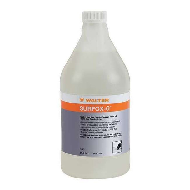 Walter Weld Cleaning Electrolyte,1.5L, Bottle 54A065