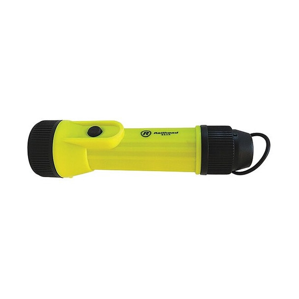 Railhead Gear Yellow LED Handheld Flashlight, Alkaline D, 130lm KE-FL40