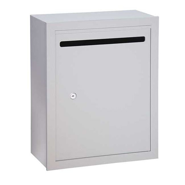 Letter Box, Aluminum, Powder Coated, 1 Doors, Surface, -