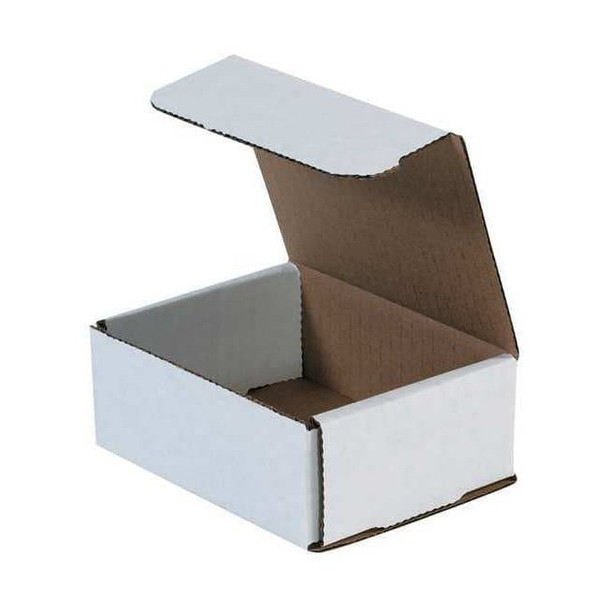 5 in x 4 in x 2 in Inside H, Literature Mailer, White, Corrugate, Single Wall